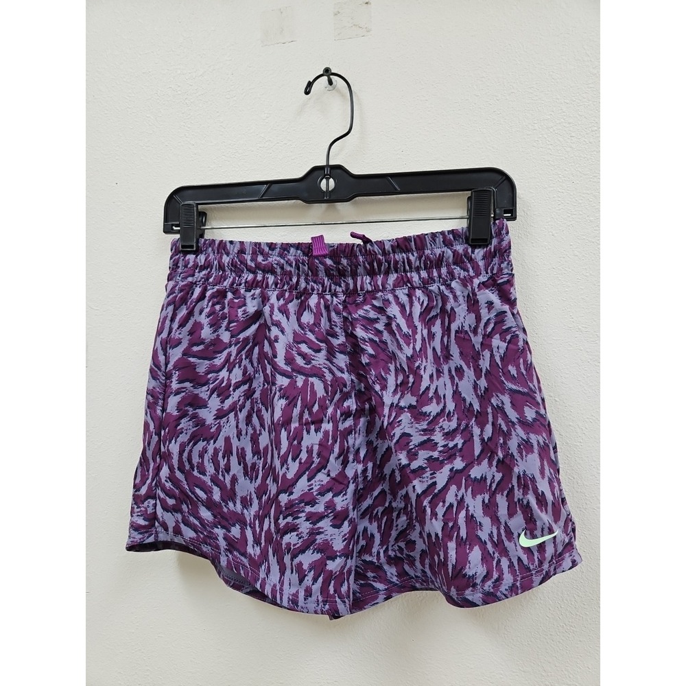 Nike One Shorts Girls Big Kids Size Large Hi Rise Dri-FIT Running  Lined NEW